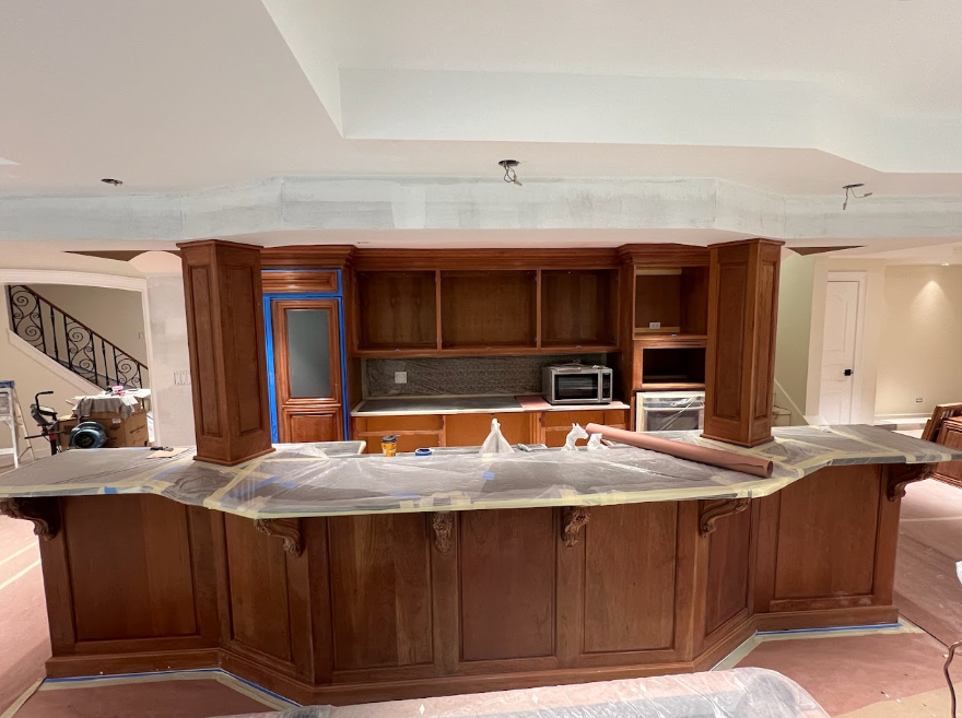 Kitchen Cabinets Before Refinishing