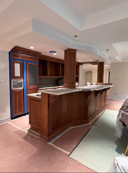 Kitchen Cabinet Painting Project