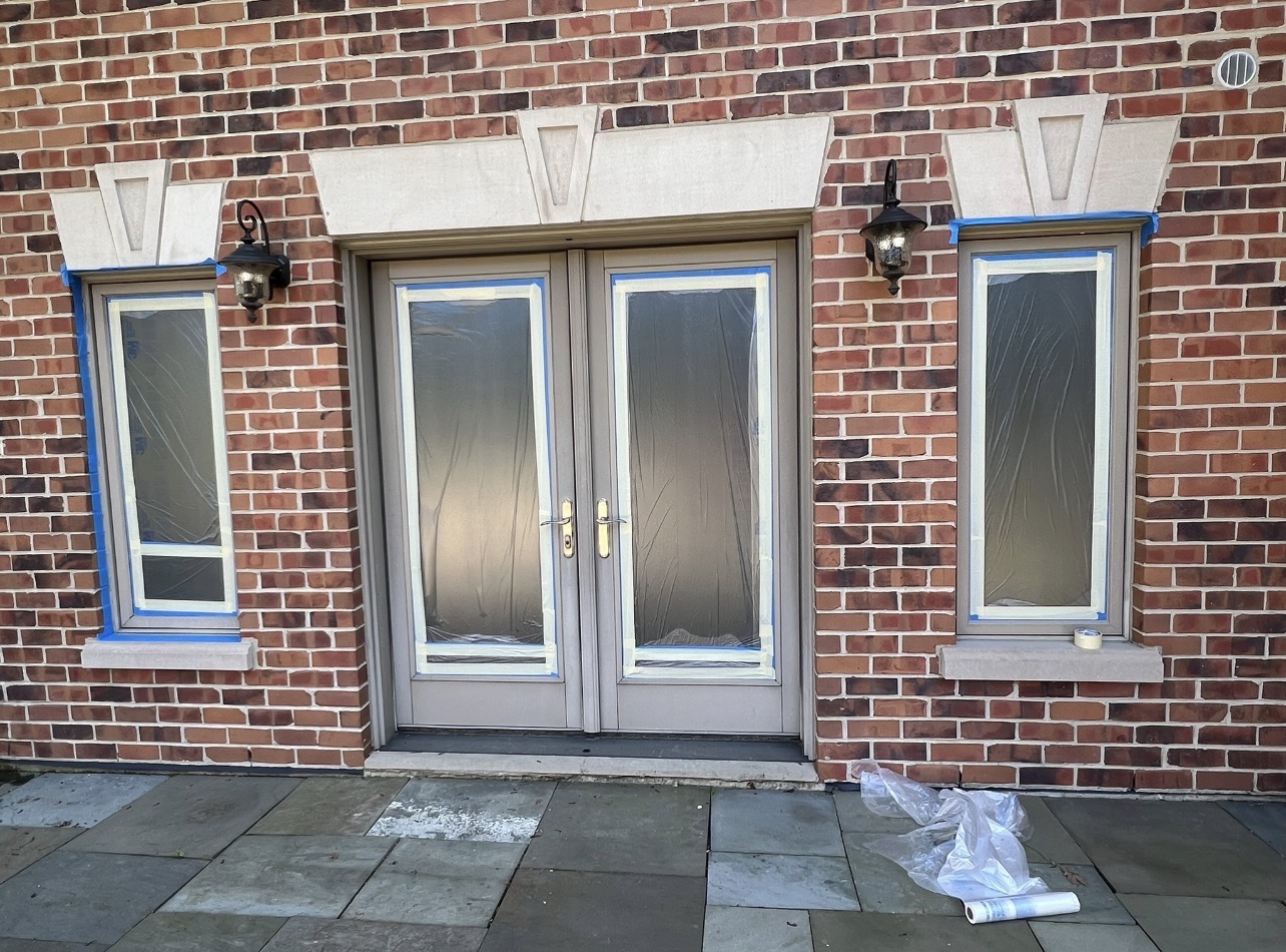 Front Entry Door Before Painting